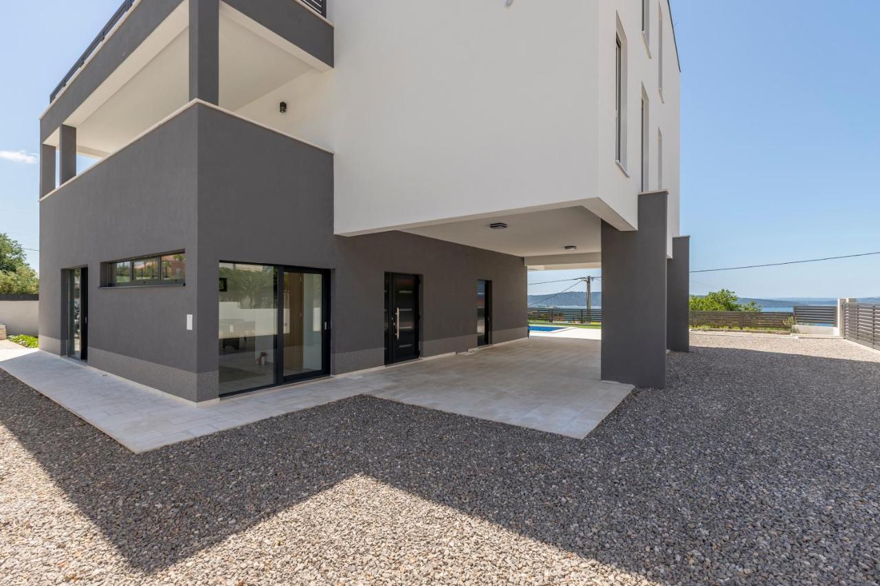 Luxury Villa La Nonna Ana - Heated Pool, Sea View, Near Split Kaštela Exterior foto